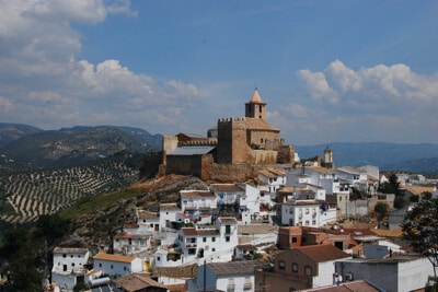 Iznájar in Andalusië Iznájar Andalusië