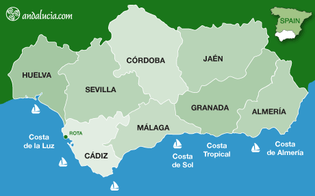 Rota Cádiz Spanje